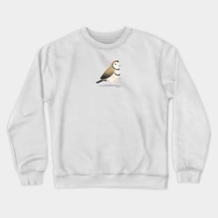 Owl Finch Bird Crewneck Sweatshirt